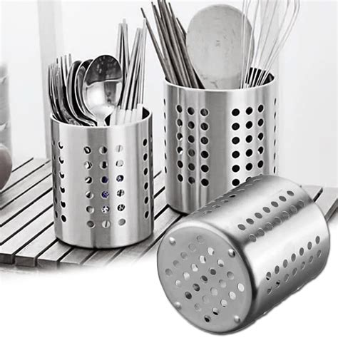 4 large stainless steel utensil holders for pull out cabinet|kitchen knife pull out organizer.